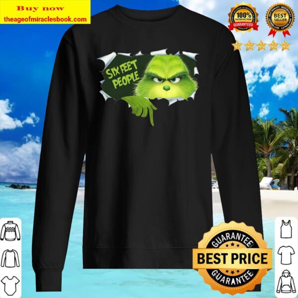 Christmas Grinch Six Feet People Shirt, Social Distancing, Quarantined Shirt