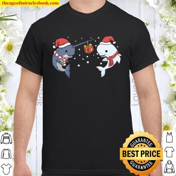 Christmas Narwhal Tshirt Beluga Whale Shirt Gift Stabby Shirt