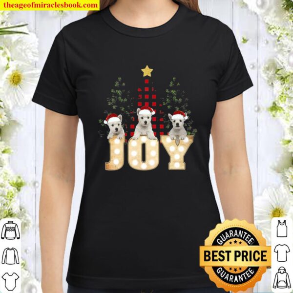 Christmas Westie Joy Classic Women T-Shirt