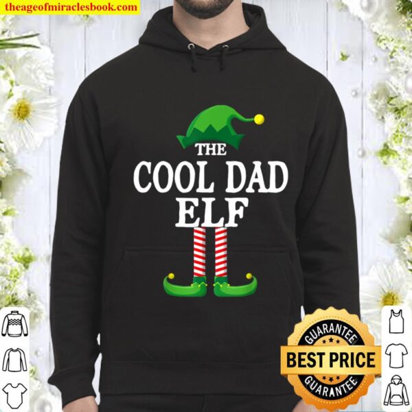 Cool Dad Elf Matching Family Group Christmas Party Pajama Hoodie