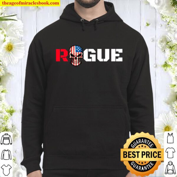 Cool Rogue Patriot Armed Forces Style Military Tough Guy Gym Hoodie