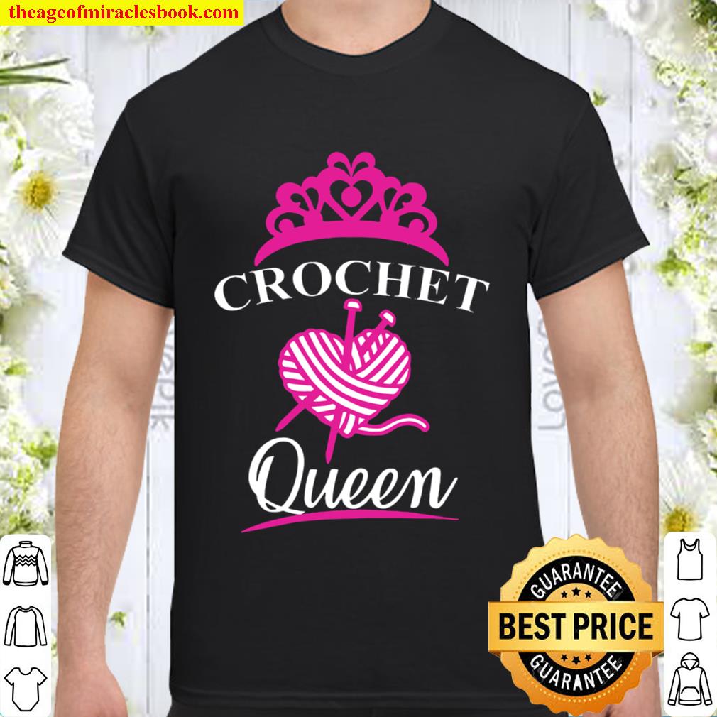 Crochet Queen Shirt, Hoodie, Long Sleeved, SweatShirt