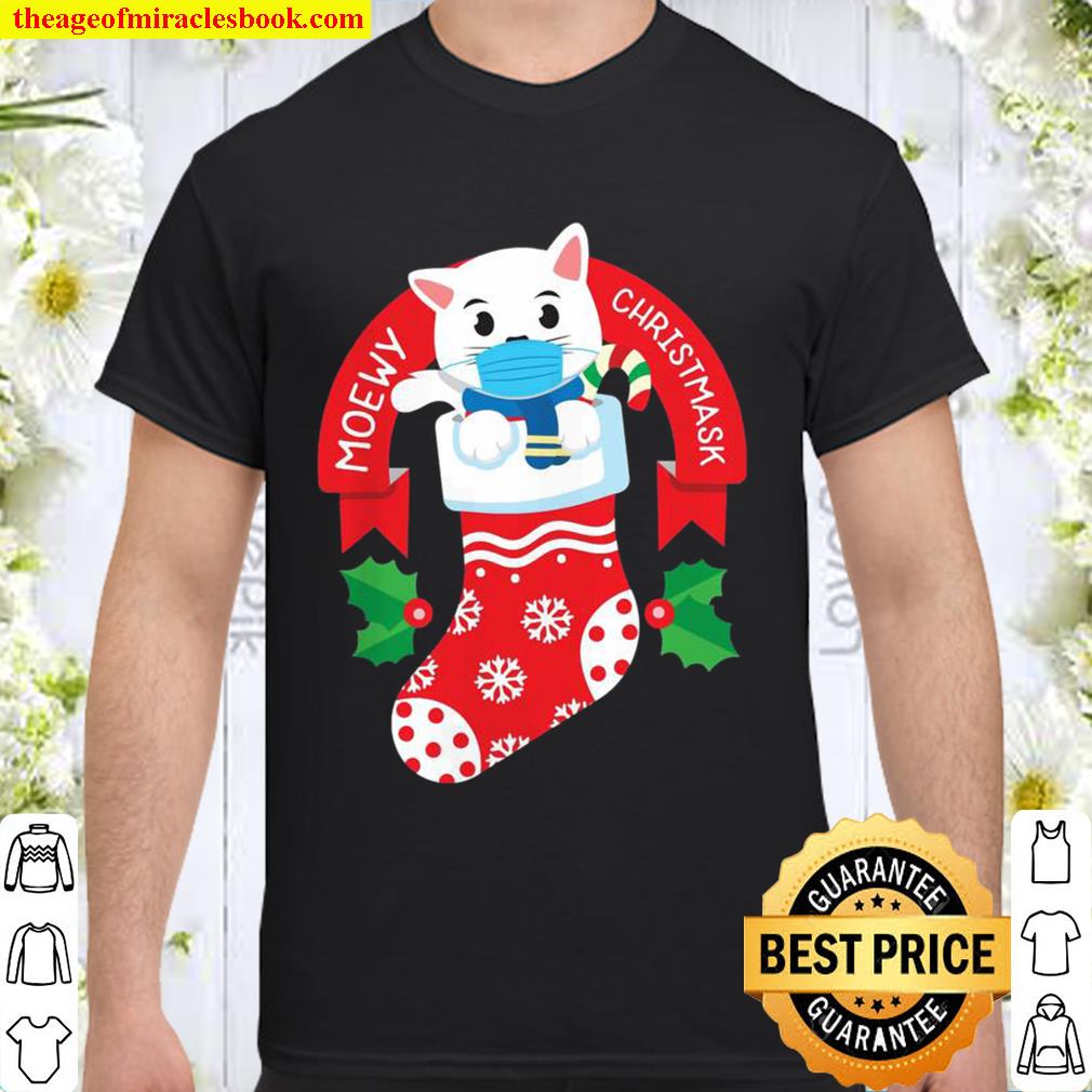 Cute Cat Face Mask Funny Christmas Stocking 2020 Shirt, Hoodie, Long Sleeved, SweatShirt