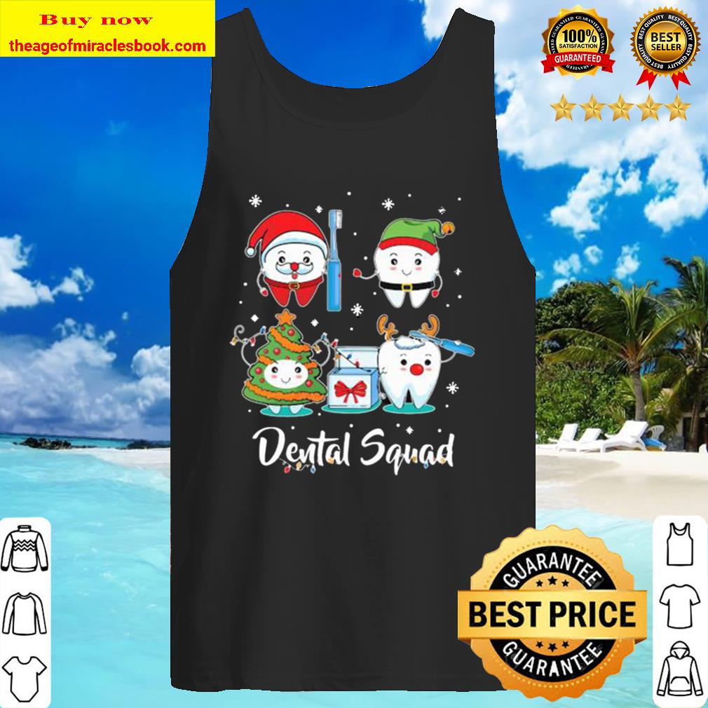 Dental Squad Tooth Dental Assistant Christmas Tank Top