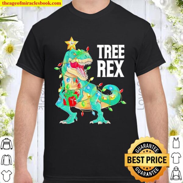 Dinosaur Tree Rex Christmas Shirt