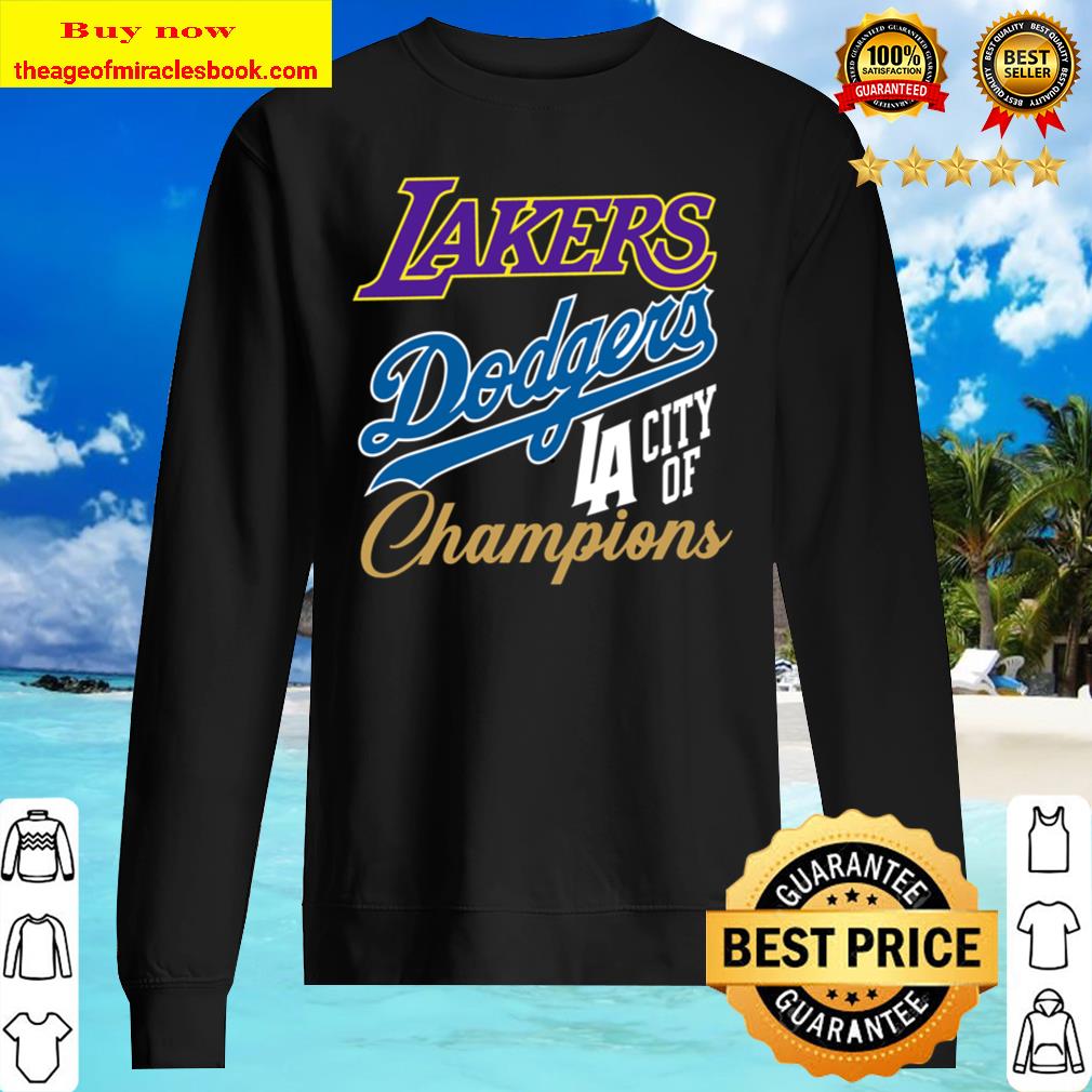 Dodger Lakers Mens _ Womens Tee, los angeles, city of champions, sport Sweater