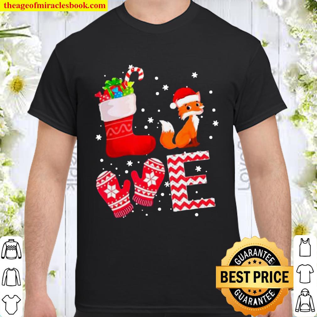 Fox Santa Love Limited Ugly Christmas Shirt, Hoodie, Long Sleeved, SweatShirt