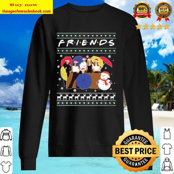Friends TV Show Ugly Christmas Hoodie – Sweatshirt – Long Sleeve Shirt Sweater