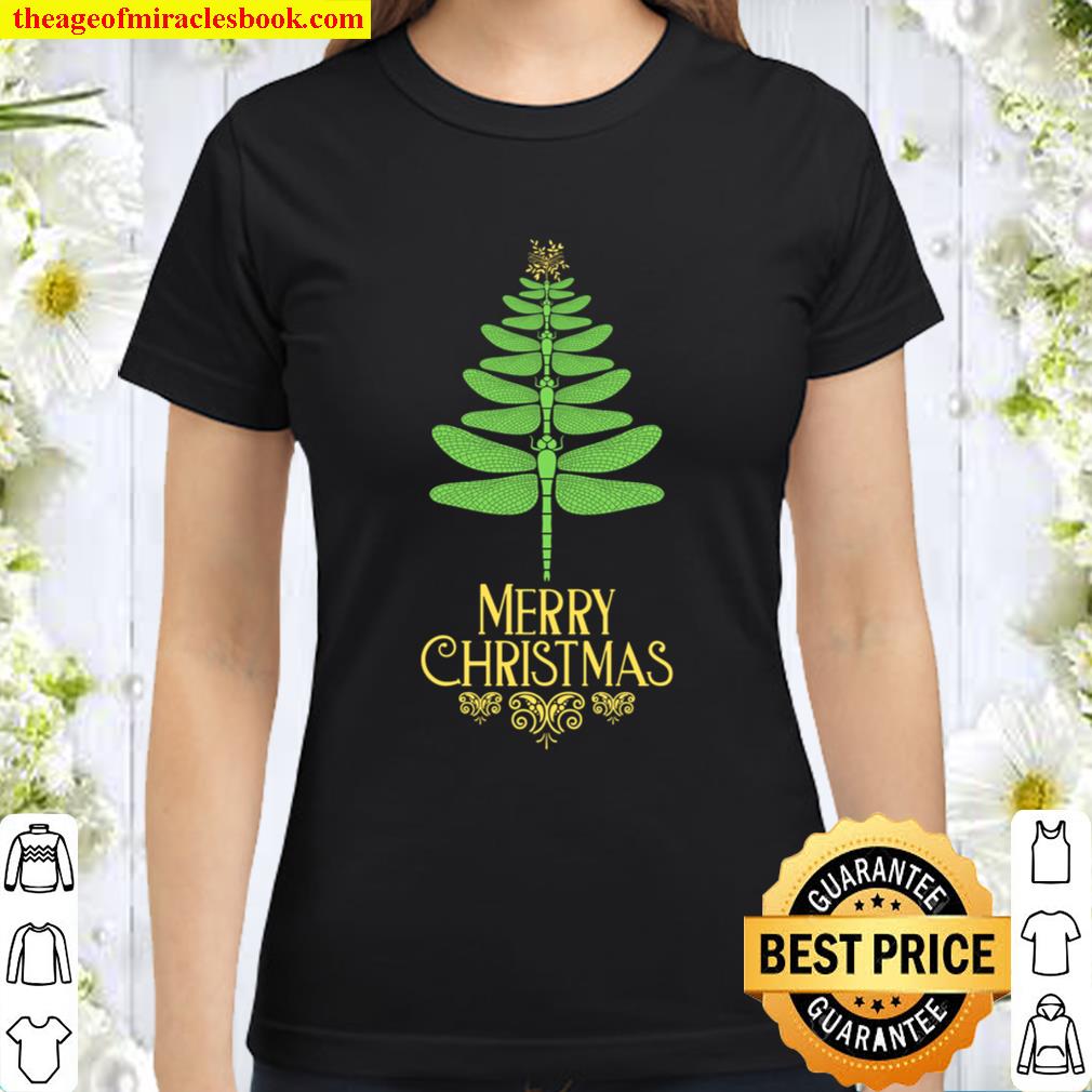 dragonfly christmas sweatshirt