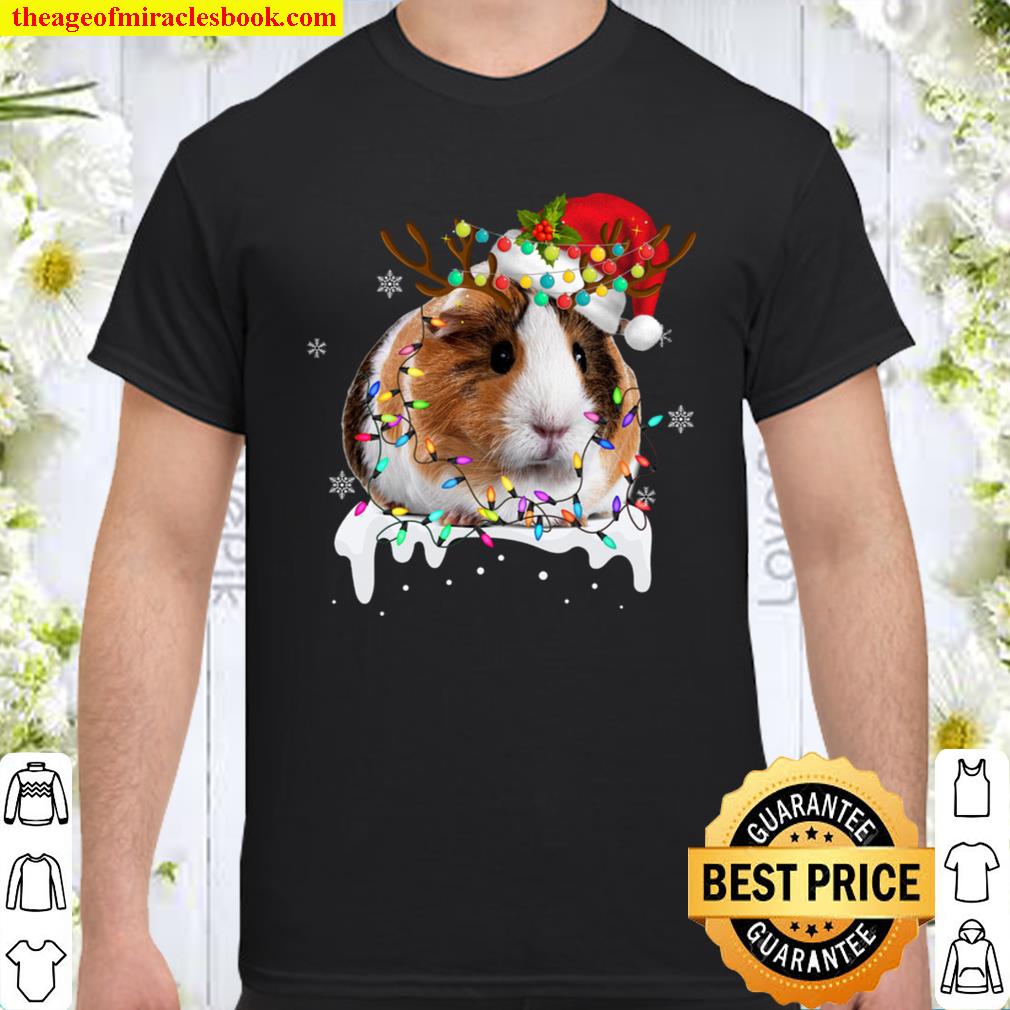 Funny Guinea Pig Christmas Christmas Lights Shirt, Xmas Christmas Shirt, Hoodie, Long Sleeved, SweatShirt