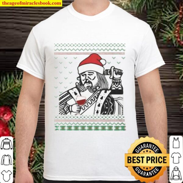 Funny Santa Leonardo Big Fat Jumper Quarantined Christmas 2020 Meme Ug Shirt