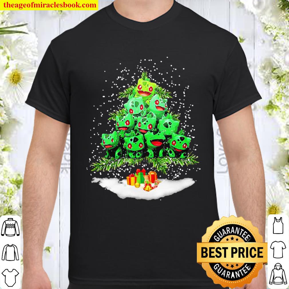Fushigidane Tree Christmas Shirt, Hoodie, Long Sleeved, SweatShirt