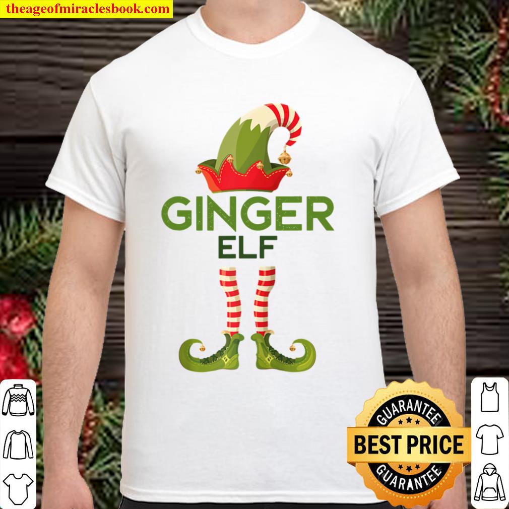 Ginger Elf Matching Family Christmas Holiday Redhead Gift Shirt, Hoodie, Long Sleeved, SweatShirt