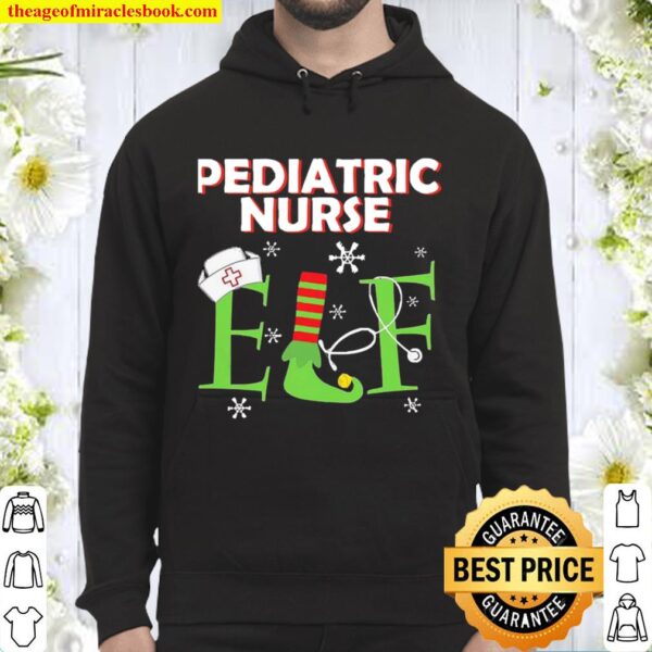 Good th pediatric nurse elf christmas matching group costume Hoodie