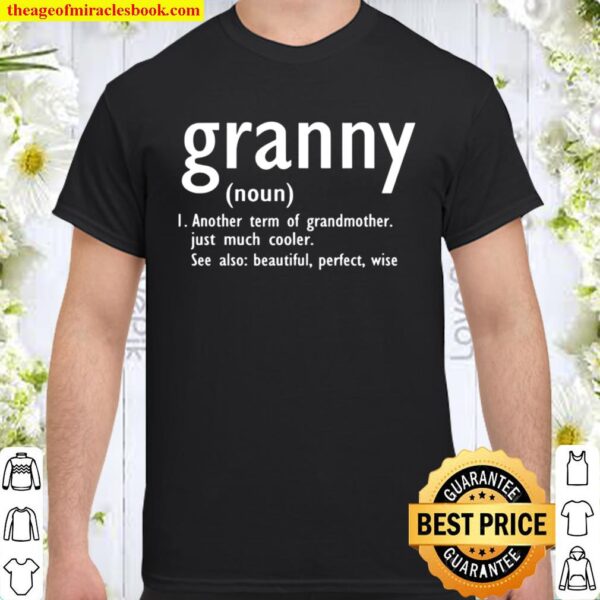 Granny Definition Funny Mothers Day Granny Christmas Gift Shirt