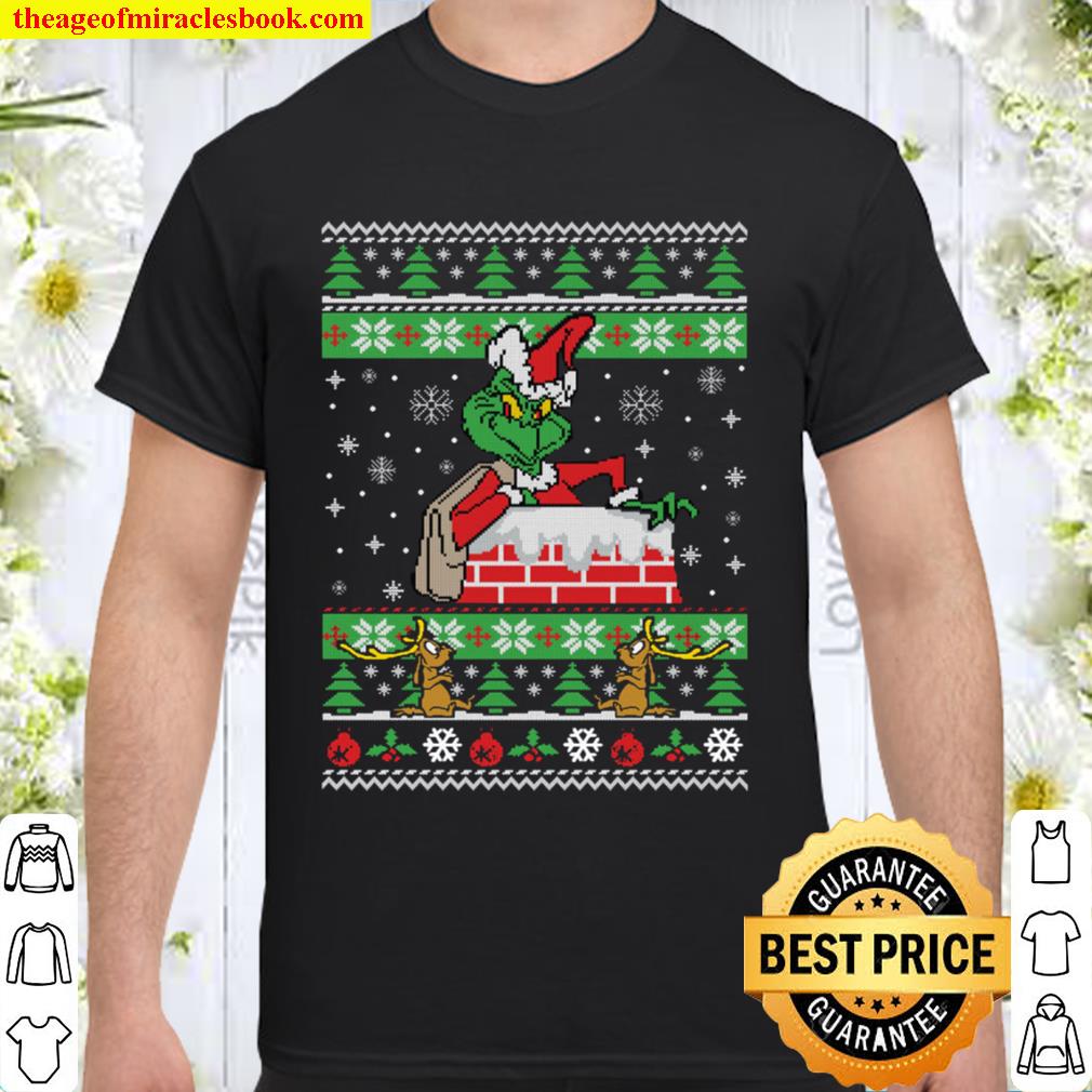 Grinch Ugly Christmas Shirt, Hoodie, Long Sleeved, SweatShirt