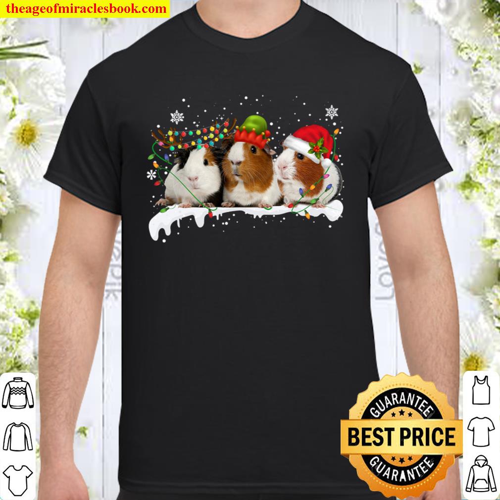 Guinea Pig Reindeer Santa Christmas Shirt, Hoodie, Long Sleeved, SweatShirt
