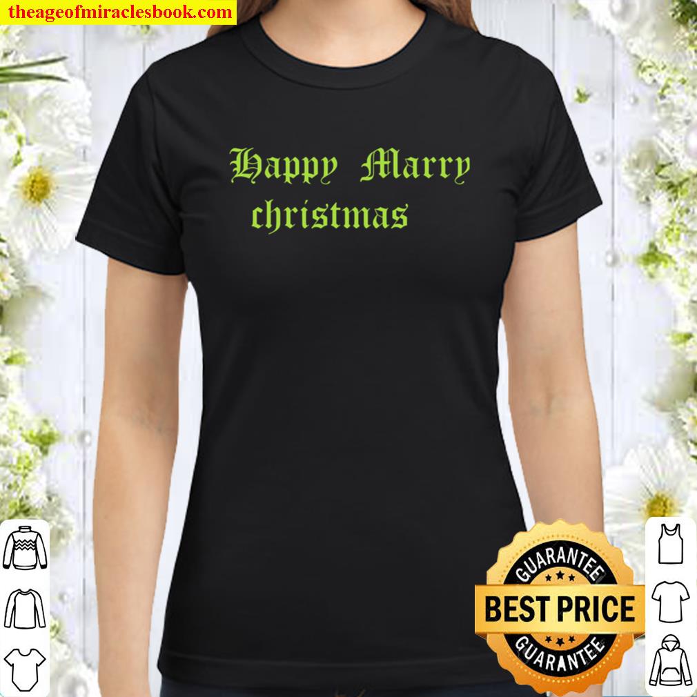 Happy Marry Christmas Classic Women T-Shirt