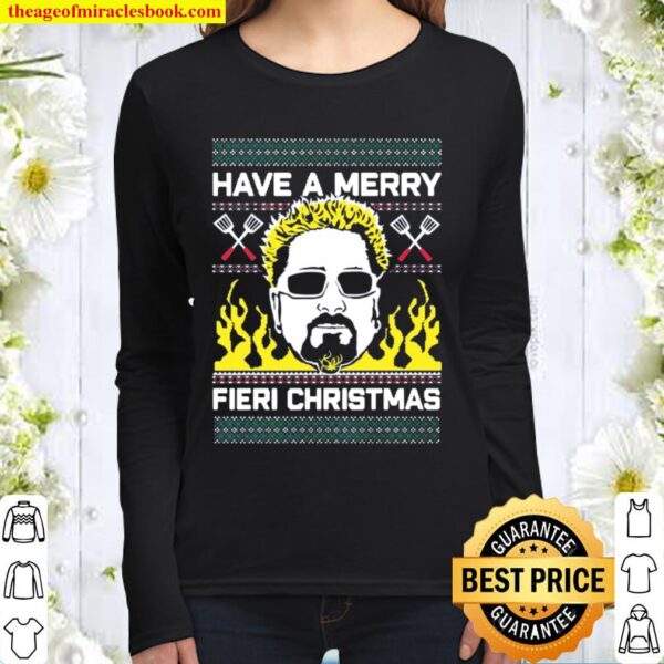 Have A Merry Fieri Christmas Women Long Sleeved