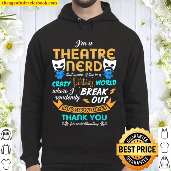 I_m A Theatre Nerd That Means I Live In A Crazy Fantasy World 2020 Hoodie