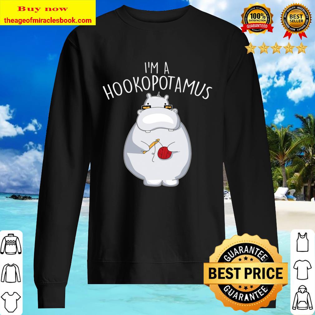 I’m a hookopotamus crochet Sweater