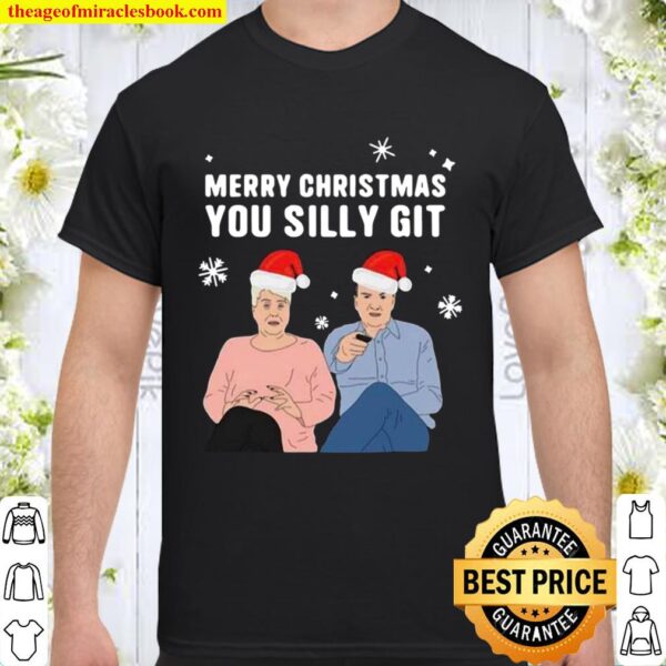 Jenny And Lee Ugly Merry Christmas You Silly Git Shirt