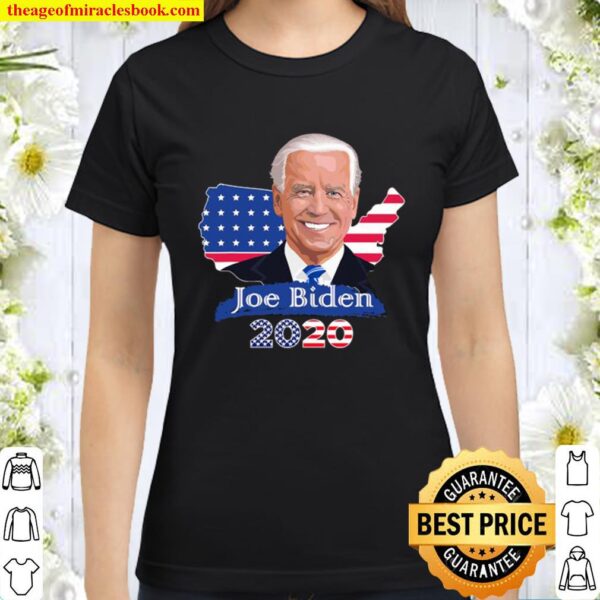 Joe Biden 2020 American Flag Map Election Classic Women T-Shirt