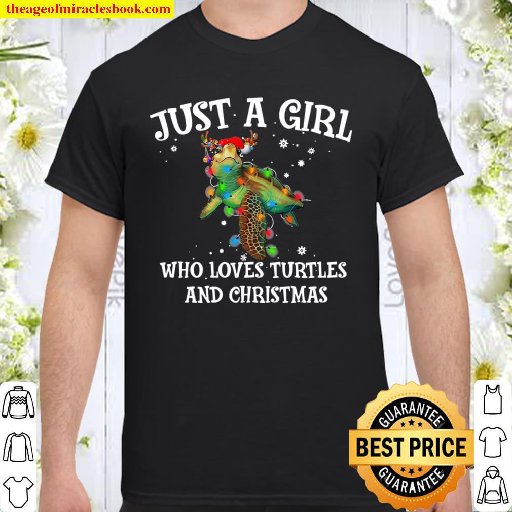 Just A Girl Who Loves Turtles And Christmas Shirt, Hoodie, Long Sleeved, SweatShirt