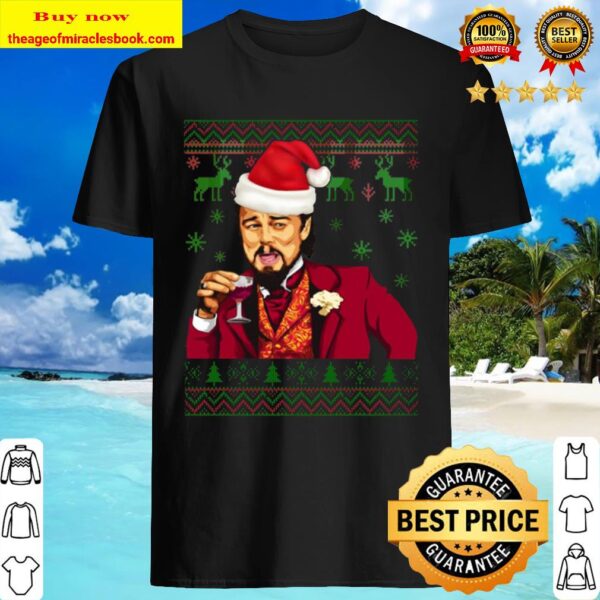 Leonardo Dicaprio Santa Christmas Shirt Funny Ugly Christmas Sweater S Shirt