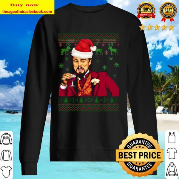 Leonardo Dicaprio Santa Christmas Shirt Funny Ugly Christmas Sweater S Sweater