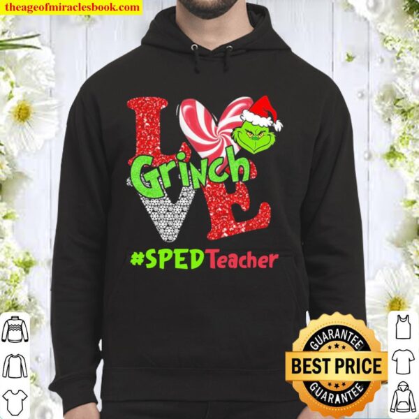 Love Grinch #SPED Teacher Christmas Hoodie