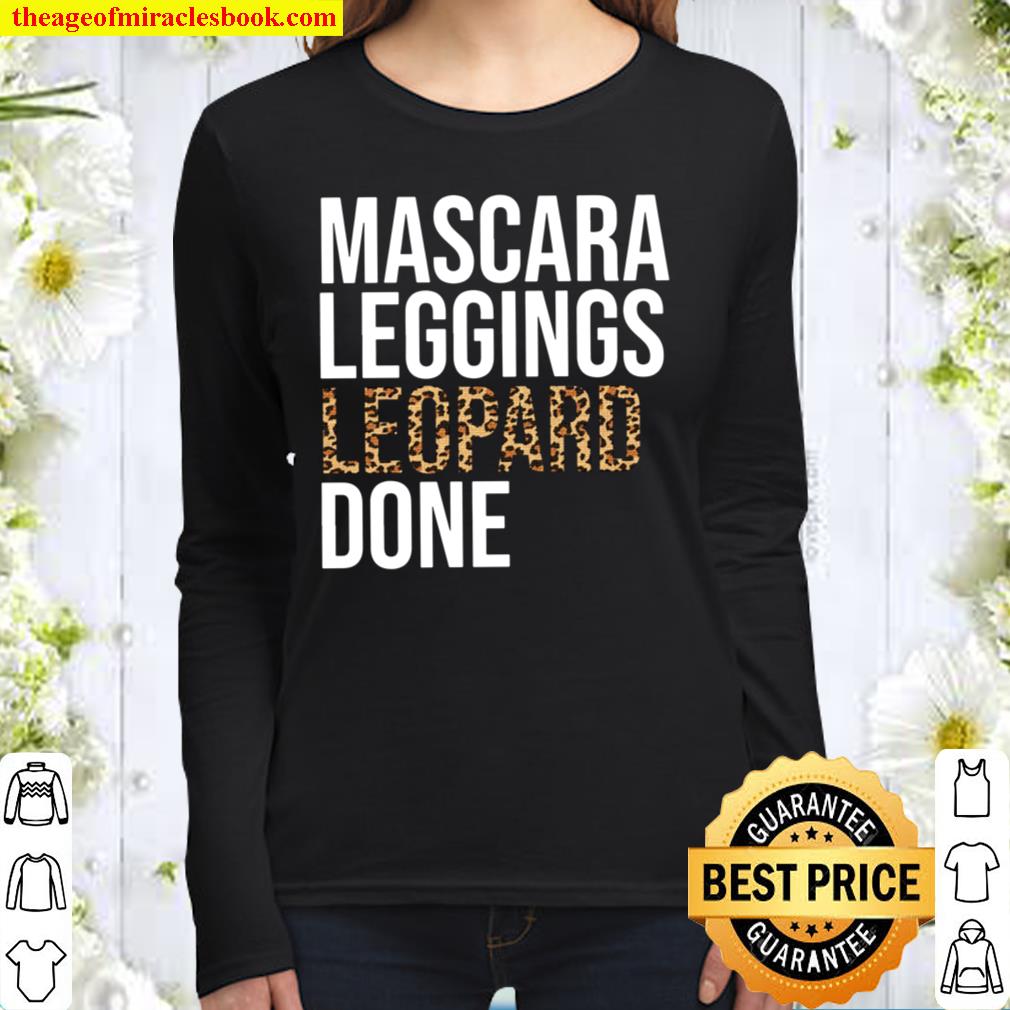 Mascara Leggings Leopard Done Women Long Sleeved