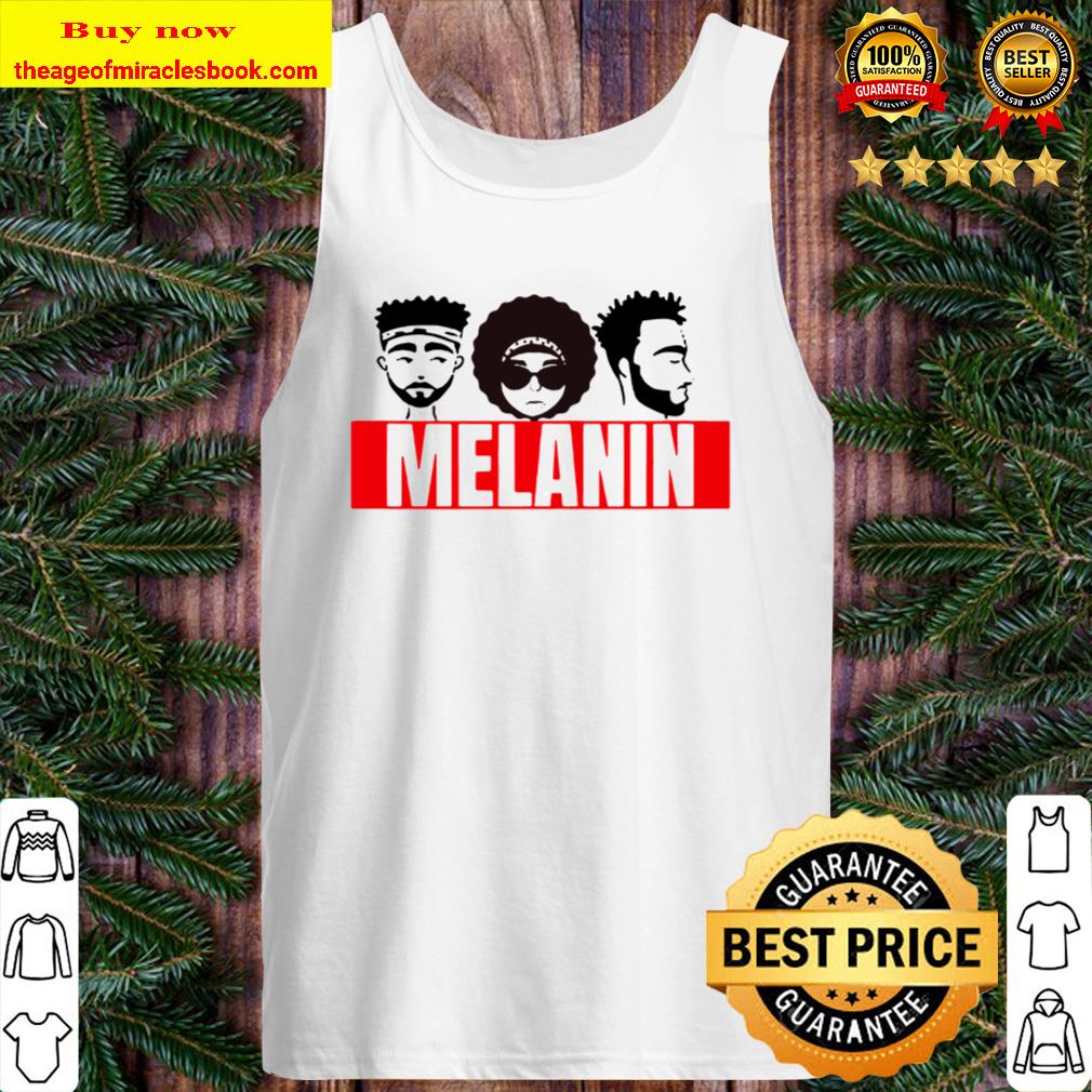 Melanin Poppin With African Pride and Black Lives Matter Tank Top