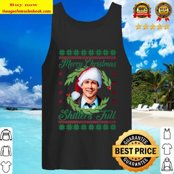 Merry Christmas Shitters Full Clark Griswold Christmas Vacation Ugly C Tank Top