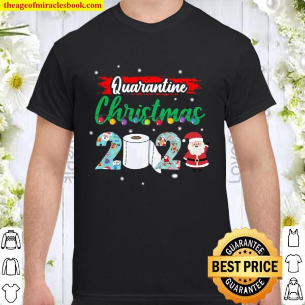 Merry Quarantine Christmas 2020 Pajamas Matching Family Gift Shirt