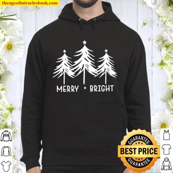 Merry and Bright Christmas HoodieMerry and Bright Christmas Hoodie