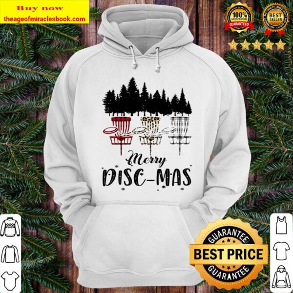 Merry disc-mas pine christmas Hoodie