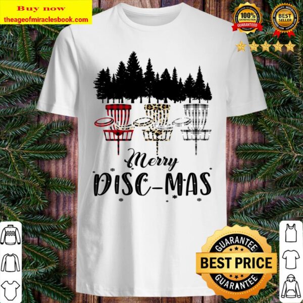Merry disc-mas pine christmas Shirt