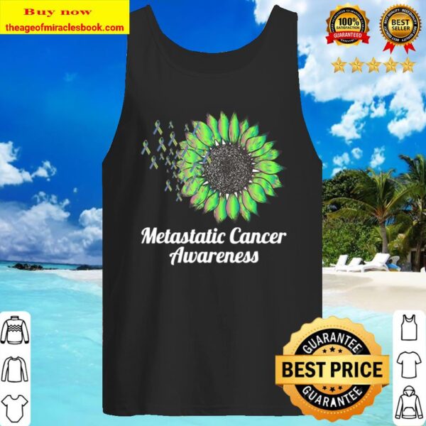Metastatic Breast Cancer Awareness sunflower Tank Top