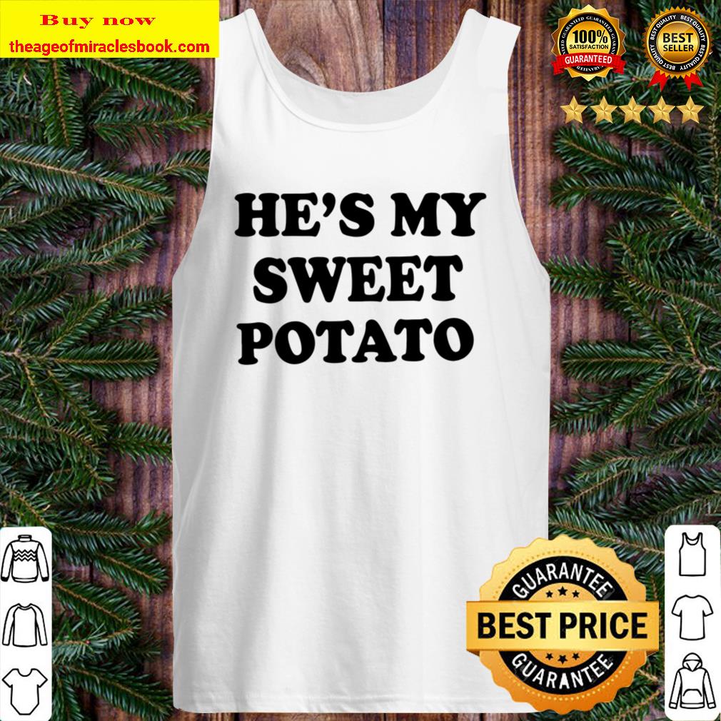 Mommy and Me Thanksgiving Shirts - He_s My Sweet Potato, I Yam, Women, Tank Top