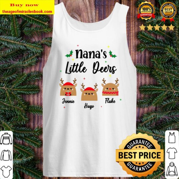 Nana’s Little Deers Christmas Personalized Tank Top