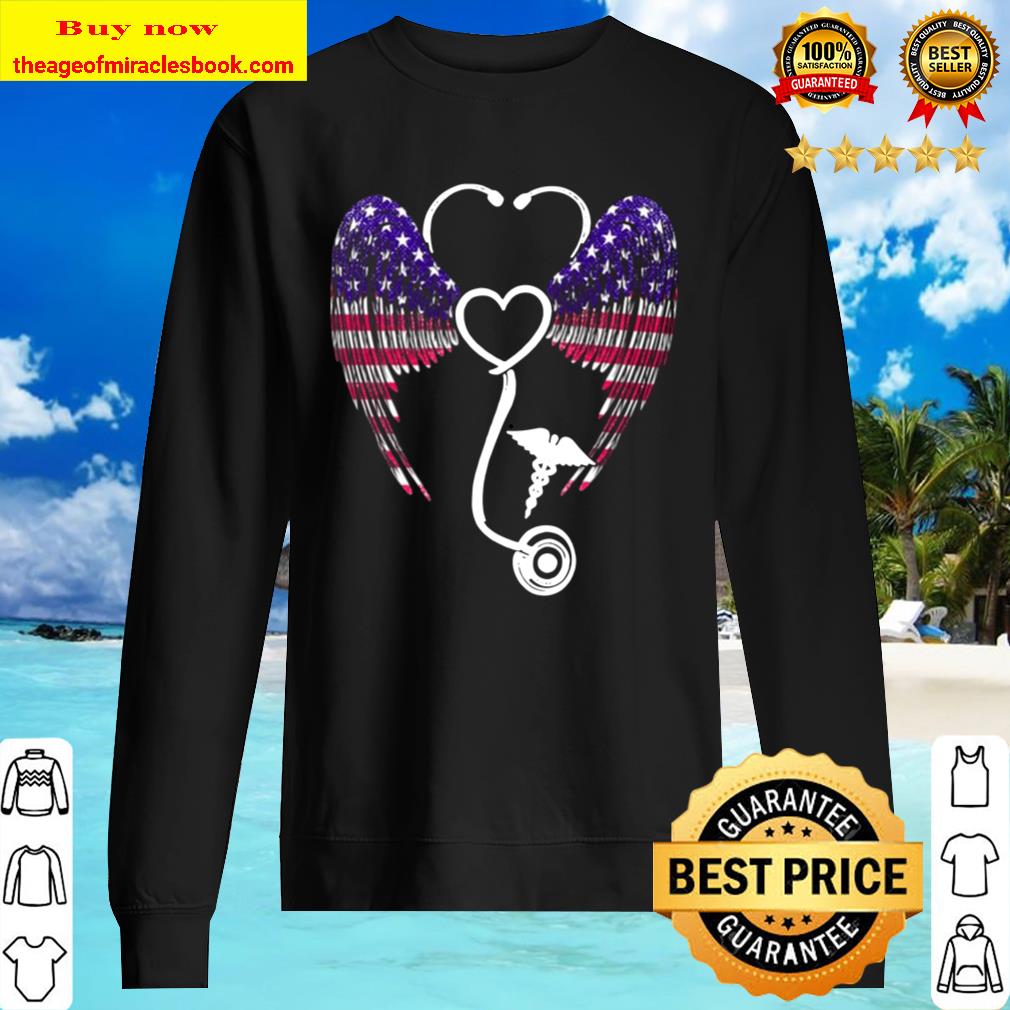 Nursing Stethoscope Wing T-Shirt – Nurse Sweater
