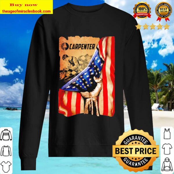 Official Carpenter American Flag 4th Of July Independence Day Sweater
