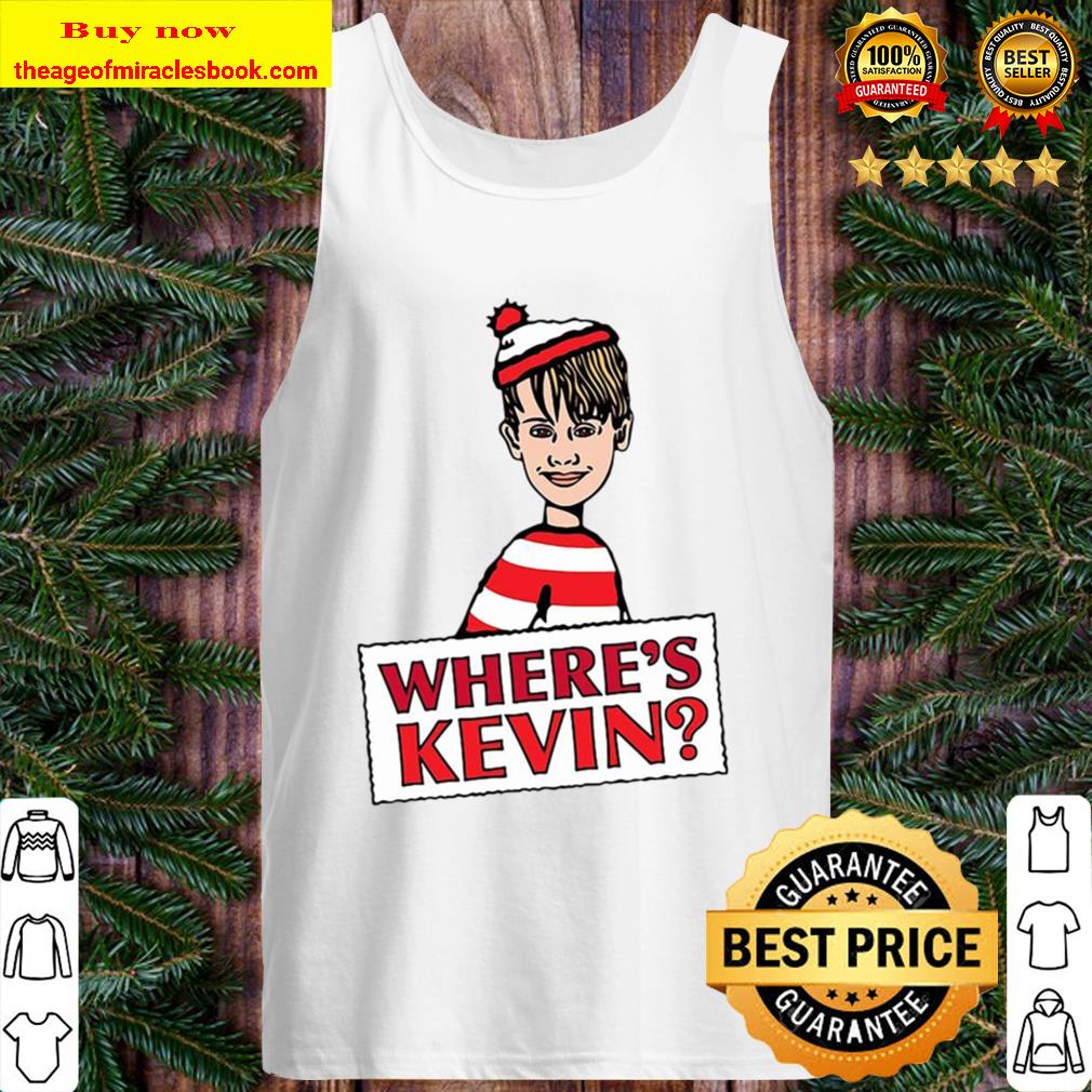 Official Where’s Kevin Merry Christmas Tank Top
