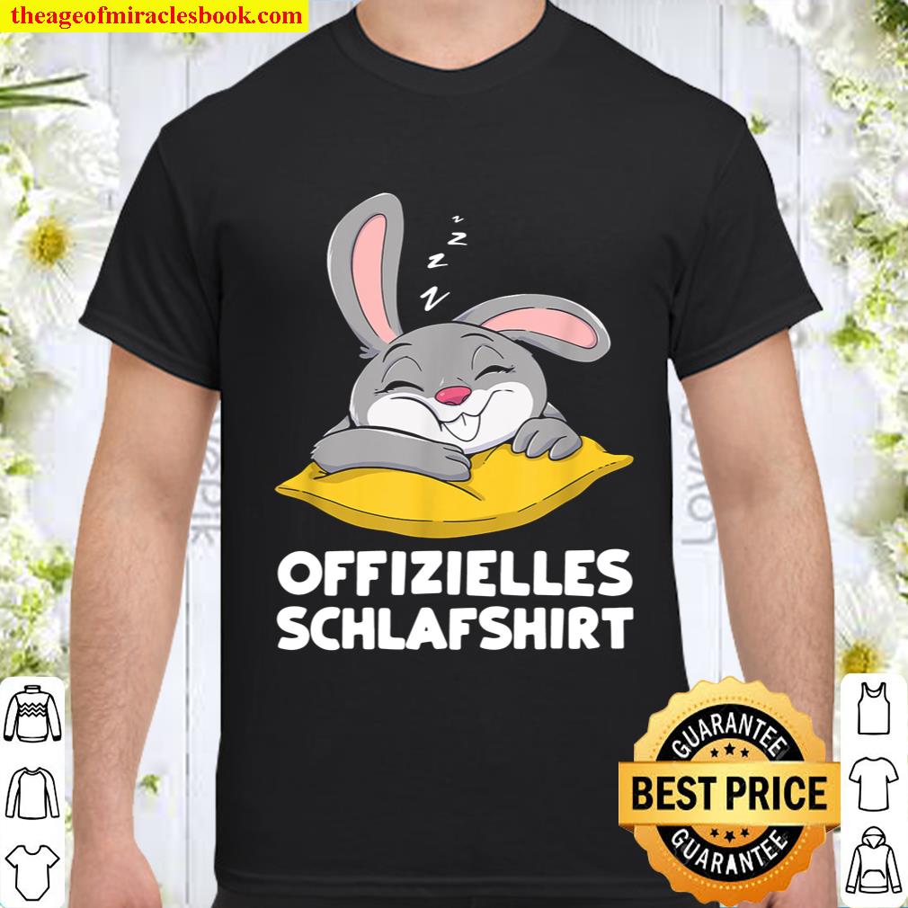 Offizielles Schlafshirt - Hase Schlafanzug Nachthemd Shirt
