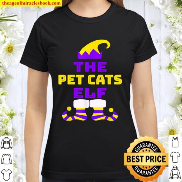 Pet All The Cats BAD Elf Magic YEAR Round Classic Women T-Shirt