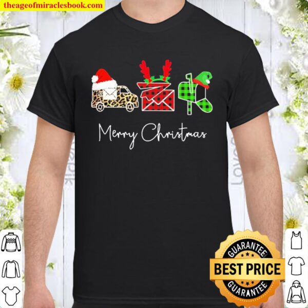 Plaid Letters Merry Christmas 2020 Shirt