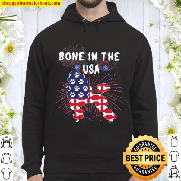 Poodle bone In the USA Hoodie