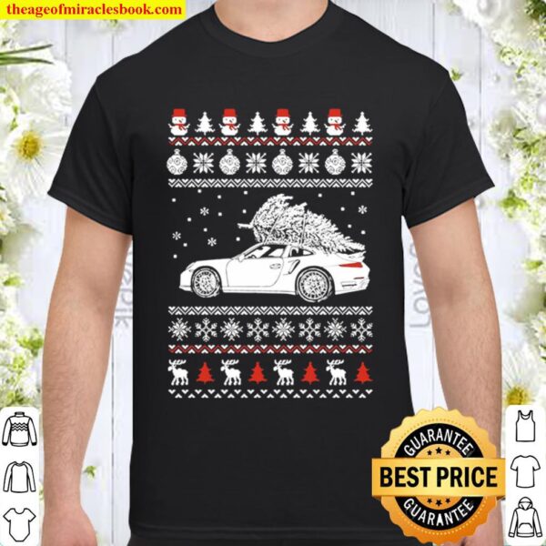 Porsche 911 Brings Christmas Home Ugly Shirt