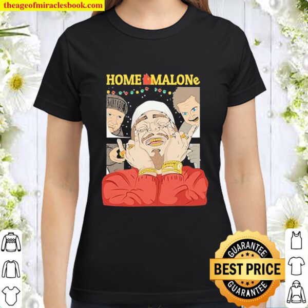 Post Malone Home Malone Ugly Christmas Classic Women T-Shirt